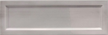 Equipe Island Настенная керамическая плитка Frame Silver 6.5x20 глазурованный глянцевый