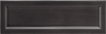 Equipe Island Настенная керамическая плитка Frame Black 6.5x20 глазурованный глянцевый
