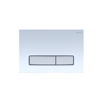 Панель смыва Aquatek Slim Белая глянец (клавиши прямоугольные никель) KDI-0000022