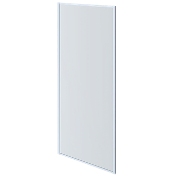 Неподвижная душевая стенка для комбинации с дверью 1000x2000 профиль хром, стекло прозрачное