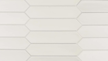 Equipe Lanse Настенная керамическая плитка White 5x25 глазурованный матовый