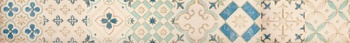 1506-0173 Бордюр керамика Парижанка Беж. 60*7,5 мульт. _ 1 \19