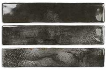 DNA Enamel Настенная керамическая плитка Charcoal 5x25 глазурованный глянцевый