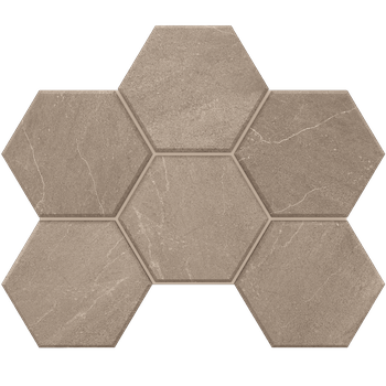 Мозаика GB02 Hexagon 25x28,5 непол.