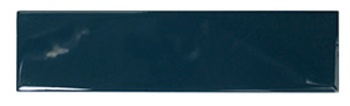 DNA Match Настенная керамическая плитка Midnight Blue Gloss 6.2x25 глазурованный глянцевый