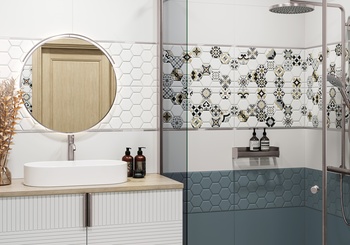 WT36EDW23 Эдельвейс Гексагон синий / Edelweiss Hexagon Blue