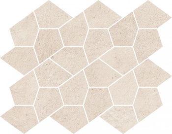 Italon Керамический гранит Eternum Мозаика Snow Mosaico Kaleido 27.6x35.6 натуральный