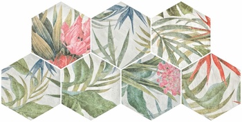 DURSTONE SIX Aruba Керамогранит Blanco 23x27 глазурованный матовый