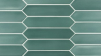 Equipe Lanse Настенная керамическая плитка Viridian 5x25 глазурованный матовый
