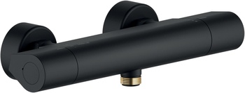 Смеситель для душа Nobili Seven SE124030BM Velvet black с термостатом, матовый черный Nobili