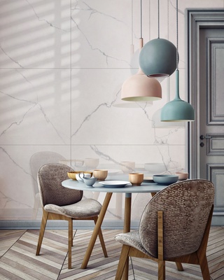 GT120607603PR/30 Керамогранит Романтика / Romantic Бел. 60x120 Тонкий (6,5 мм)_ 1\64,8